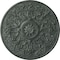 Ekena Millwork Versailles Ceiling Medallion (Fits Canopies up to 3 1/4"), 33"OD x 1 3/4"P, Athenian Green Crackle CM33VEAGC - alternate 1